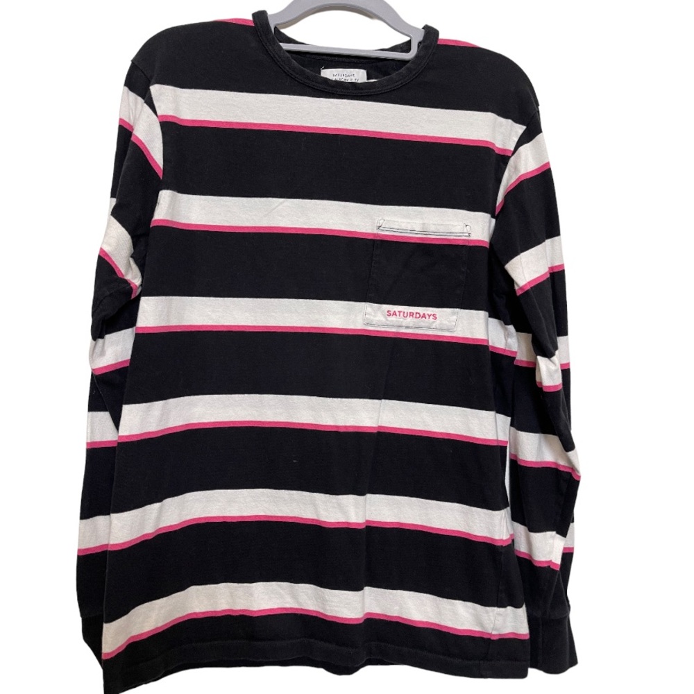 Saturdays NYC Striped LS Alex Size S